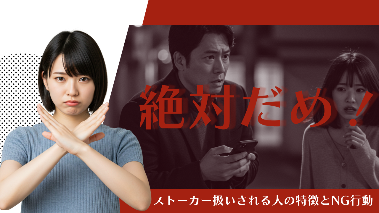 復縁したいだけなのに…ストーカー扱いされる人の特徴とNG行動ページのアイキャッチ画像