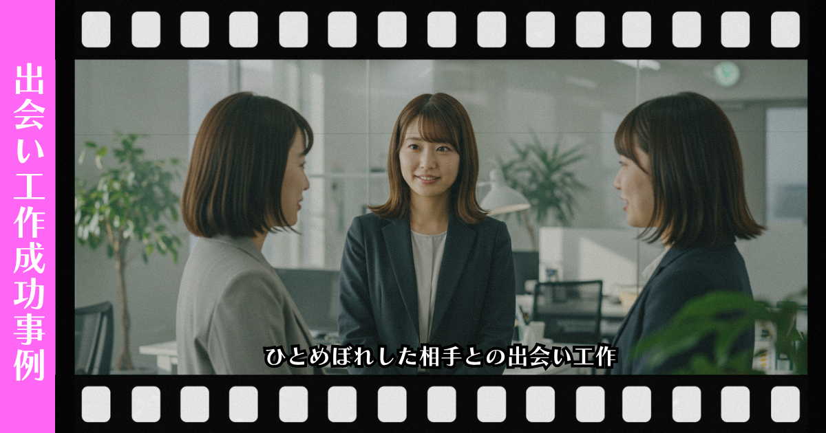 出会い工作：ひとめぼれした相手との出会い工作ページのアイキャッチ画像