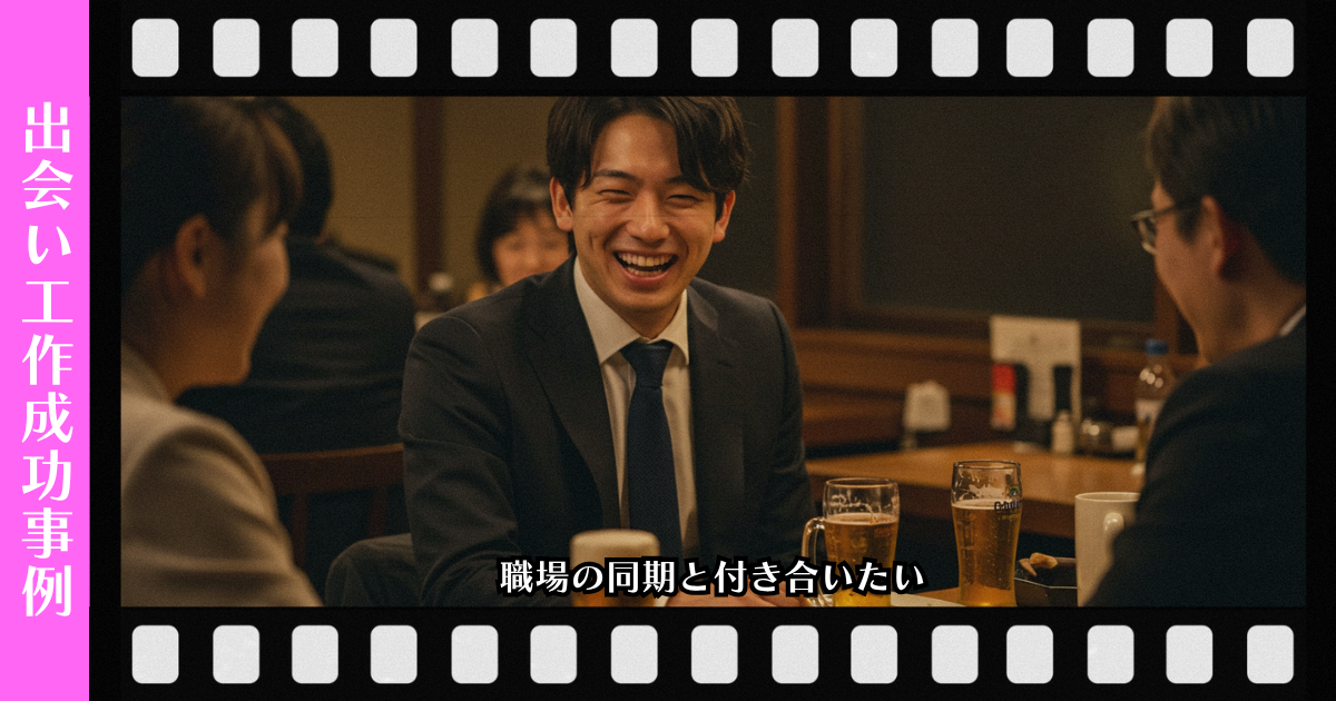 出会い工作：職場の同期と付き合いたいページのアイキャッチ画像