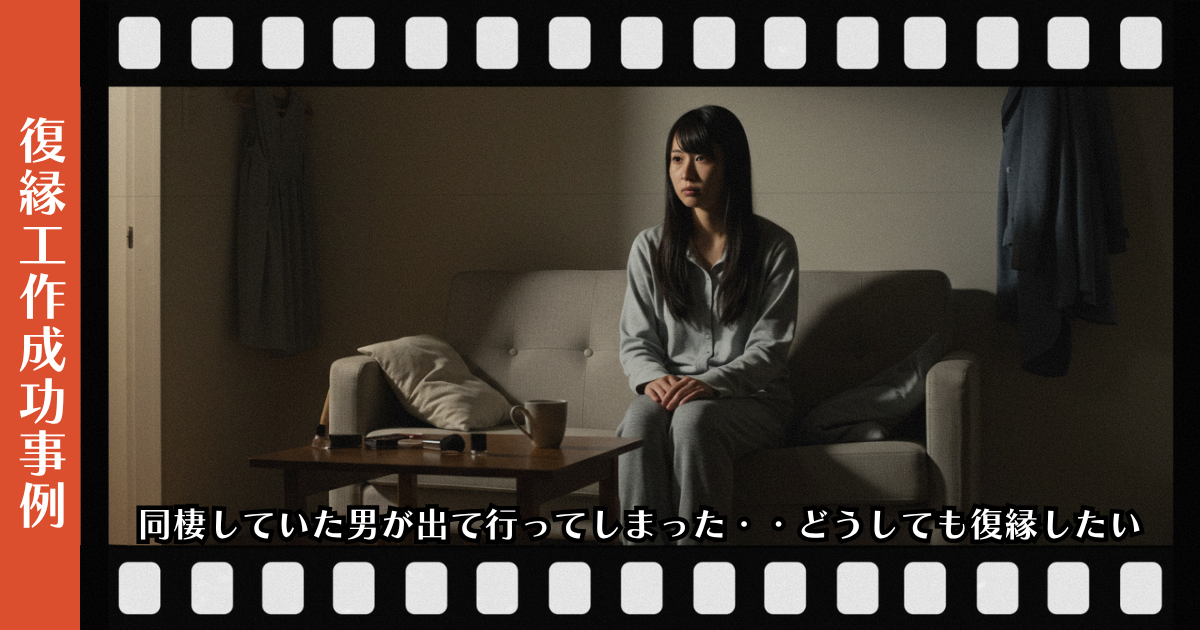 復縁屋工作：同棲していた男が出て行ってしまった・・どうしても復縁したいページのアイキャッチ画像
