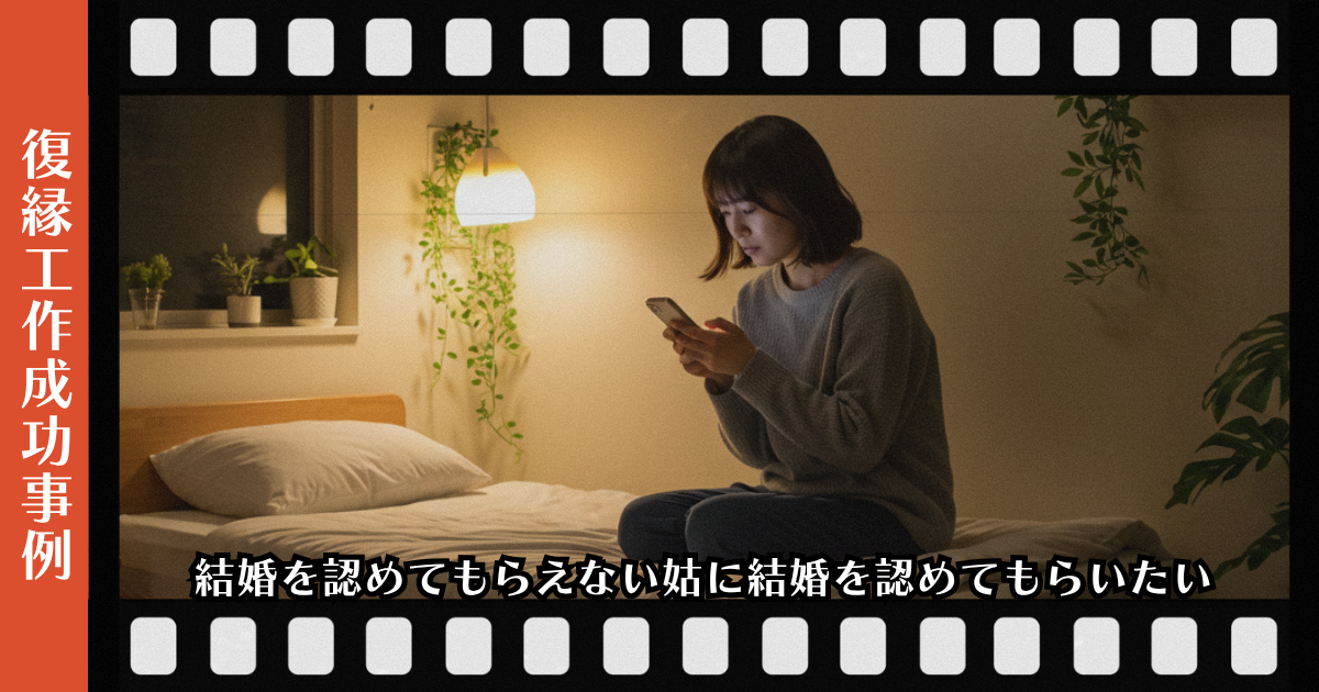 復縁屋工作：結婚を認めてもらえない姑に結婚を認めてもらいたいページのアイキャッチ画像