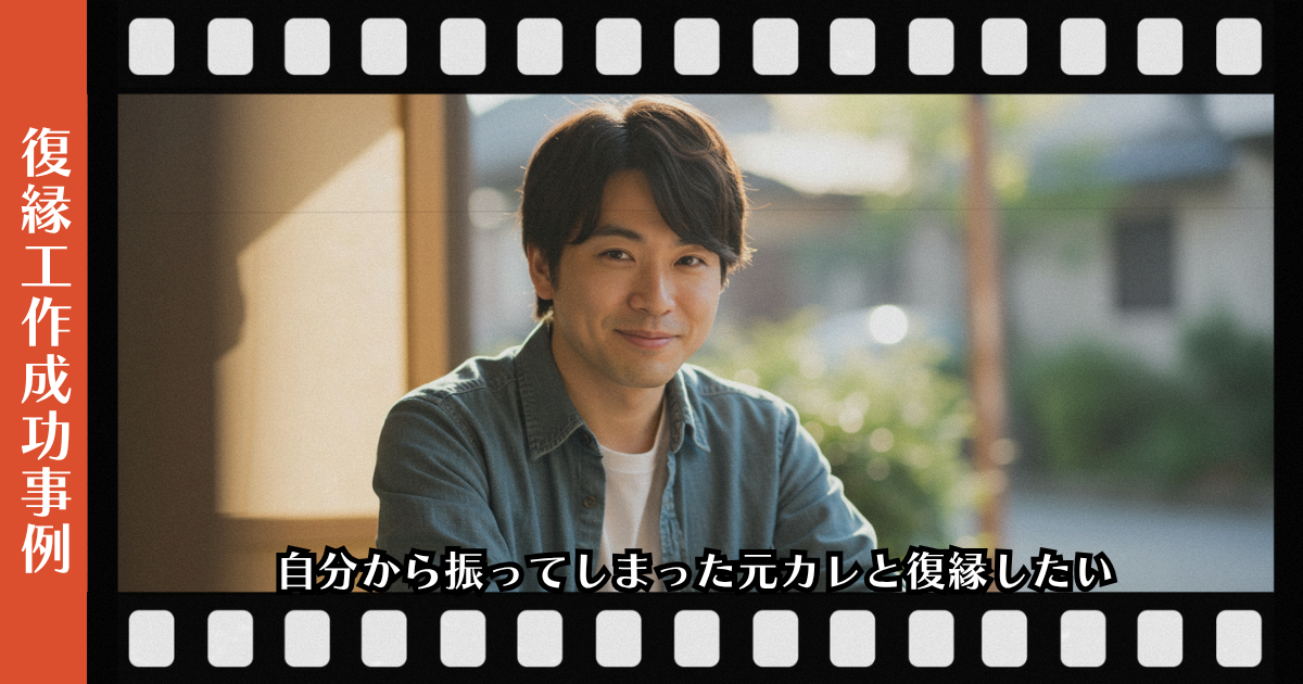 復縁屋工作：自分から振ってしまった元カレと復縁したいページのアイキャッチ画像