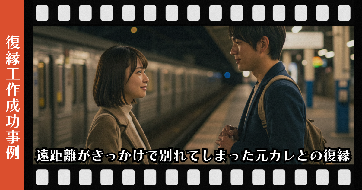 遠距離がきっかけで別れてしまった元カレとの復縁ページのアイキャッチ画像