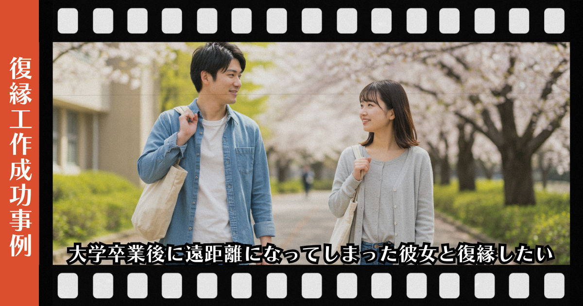 大学卒業後に遠距離になってしまった彼女と復縁したいページのアイキャッチ画像