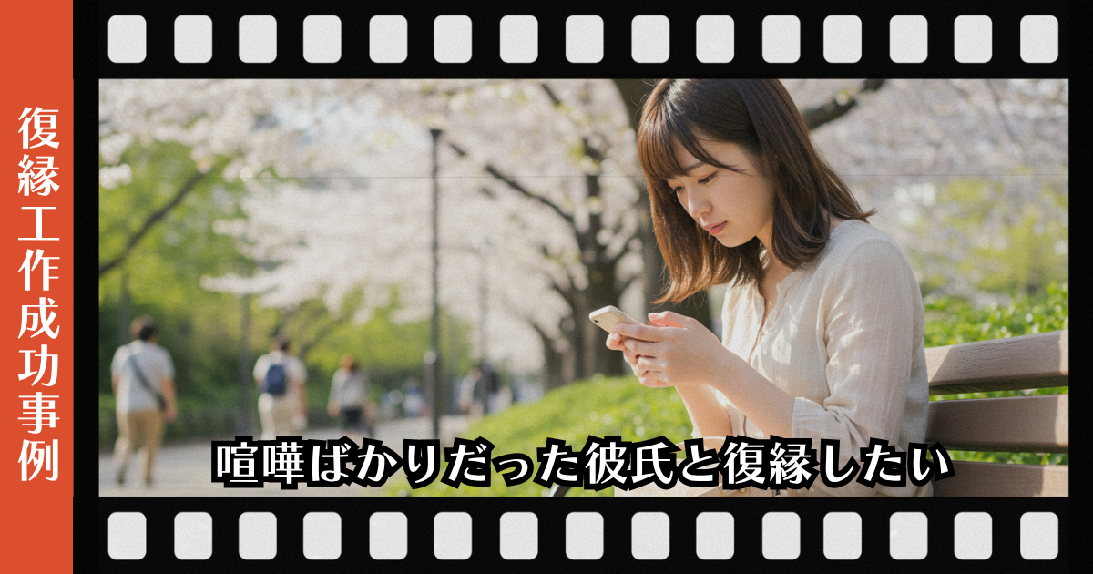 喧嘩ばかりだった彼氏と復縁したいページのアイキャッチ画像