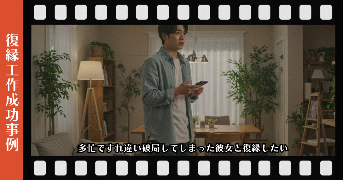 多忙ですれ違い破局してしまった彼女と復縁したいページのアイキャッチ画像