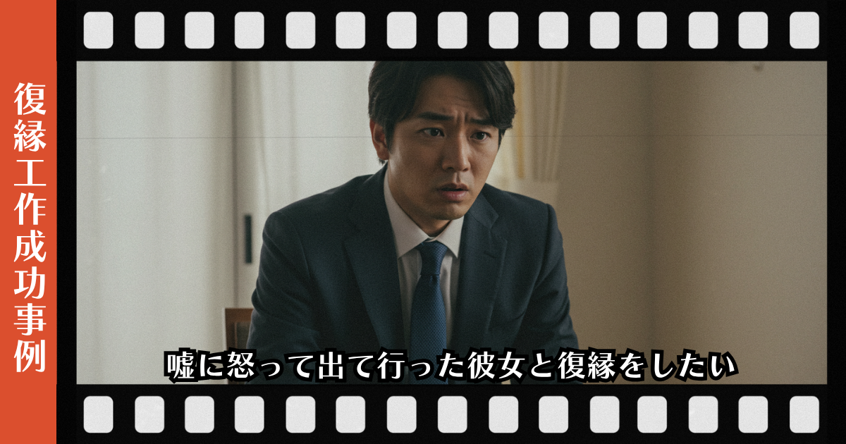 復縁屋工作：嘘に怒って出て行った彼女と復縁をしたいページのアイキャッチ画像