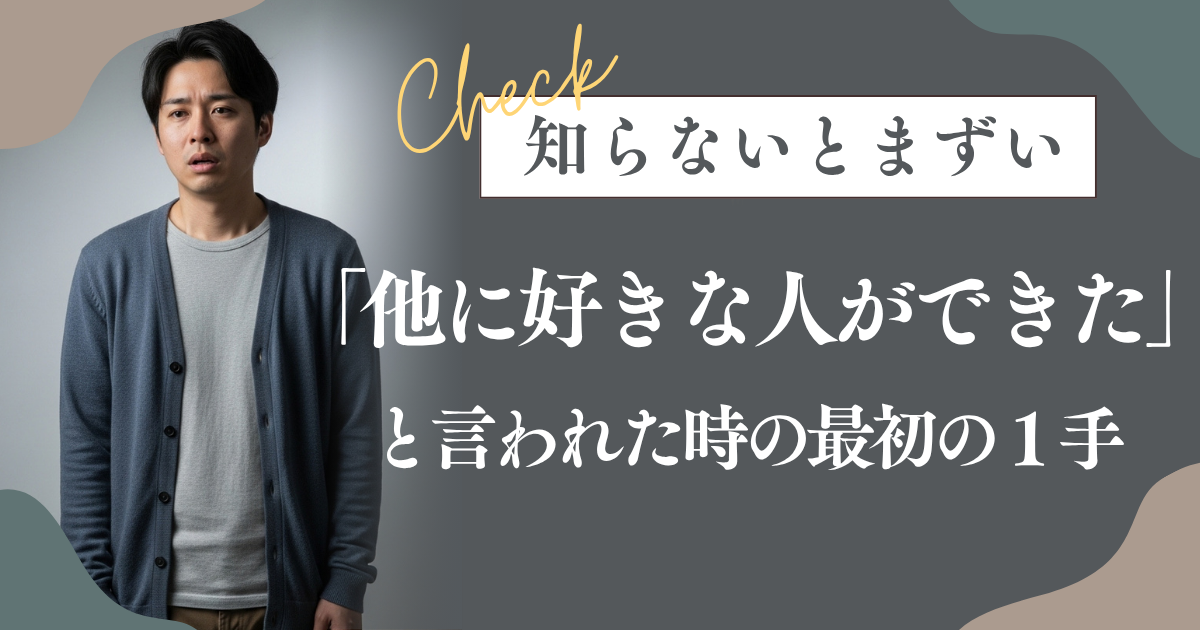 他に好きな人ができたと言われたら、まずは復縁業者に相談すべき理由ページのアイキャッチ画像