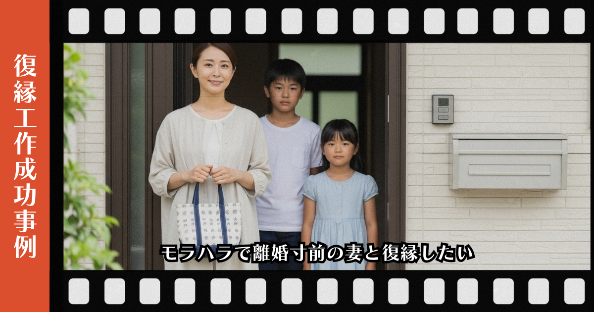 復縁屋工作：モラハラで離婚寸前の妻と復縁したいページのアイキャッチ画像