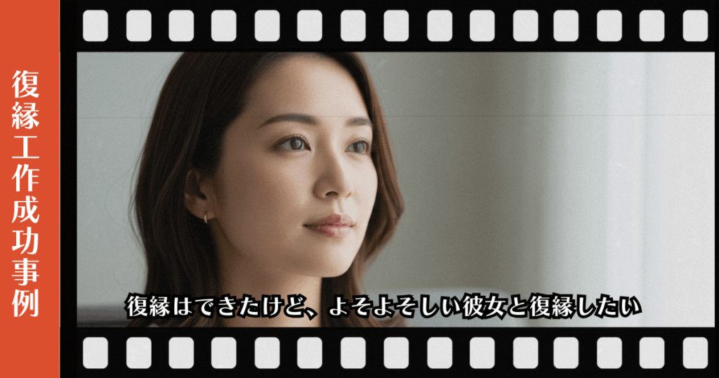 復縁屋工作：復縁はできたけど、よそよそしい彼女と復縁したいページのアイキャッチ画像